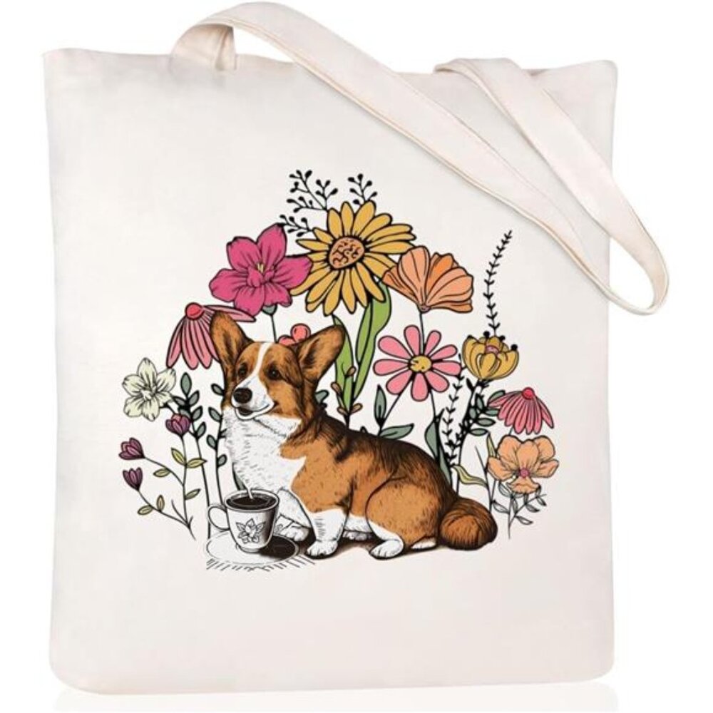 Tote Bag  with Inner Pocket canvas ToteShoulder Book Bag Shopping